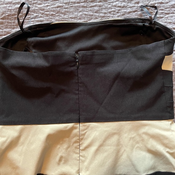 Le château Dress black and cream - Picture 4 of 8